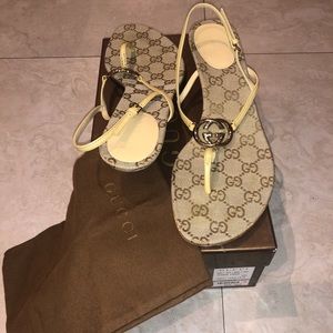 Gucci heeled sandals GREAT CONDITION